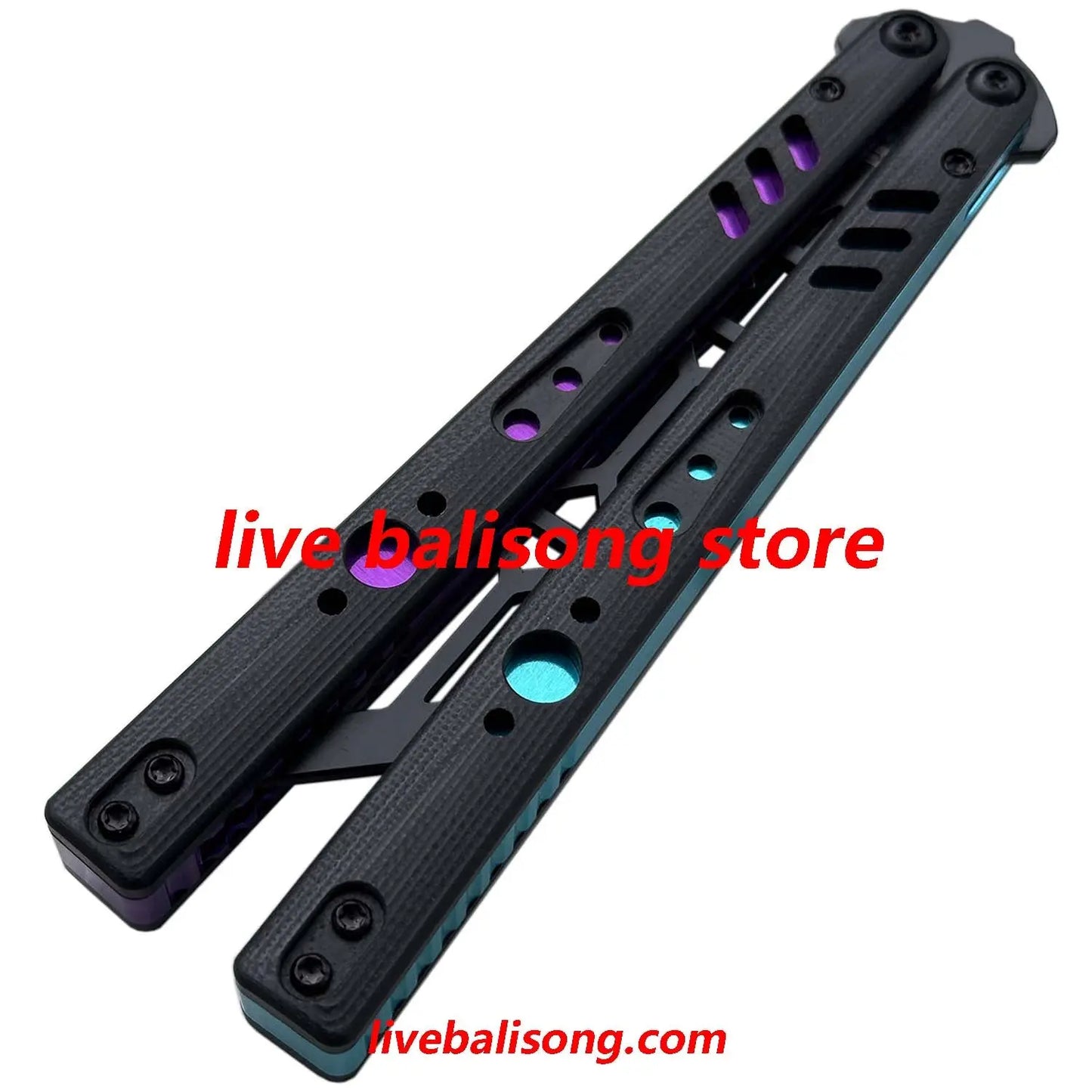 ARMED SHARK Aluminum Channel Replicant (REP) Balisong Trainer Clone livebalisong