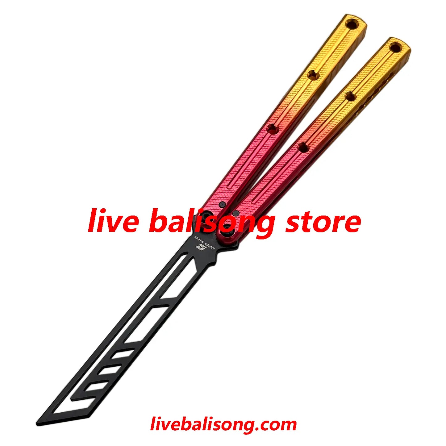 ARMED SHARK Kraken V3 (Krake Raken) Balisong Trainer Clone livebalisong