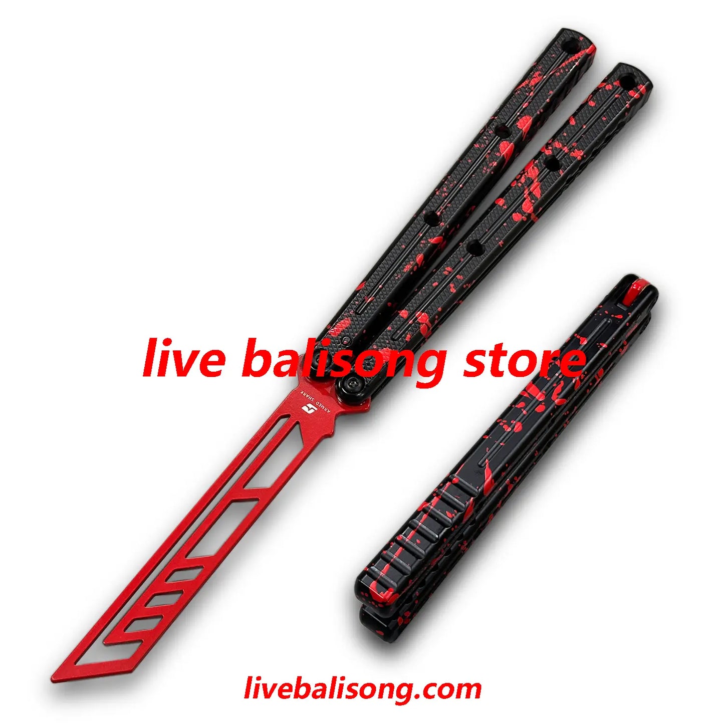 ARMED SHARK Kraken V3 (Krake Raken) Balisong Trainer Clone livebalisong
