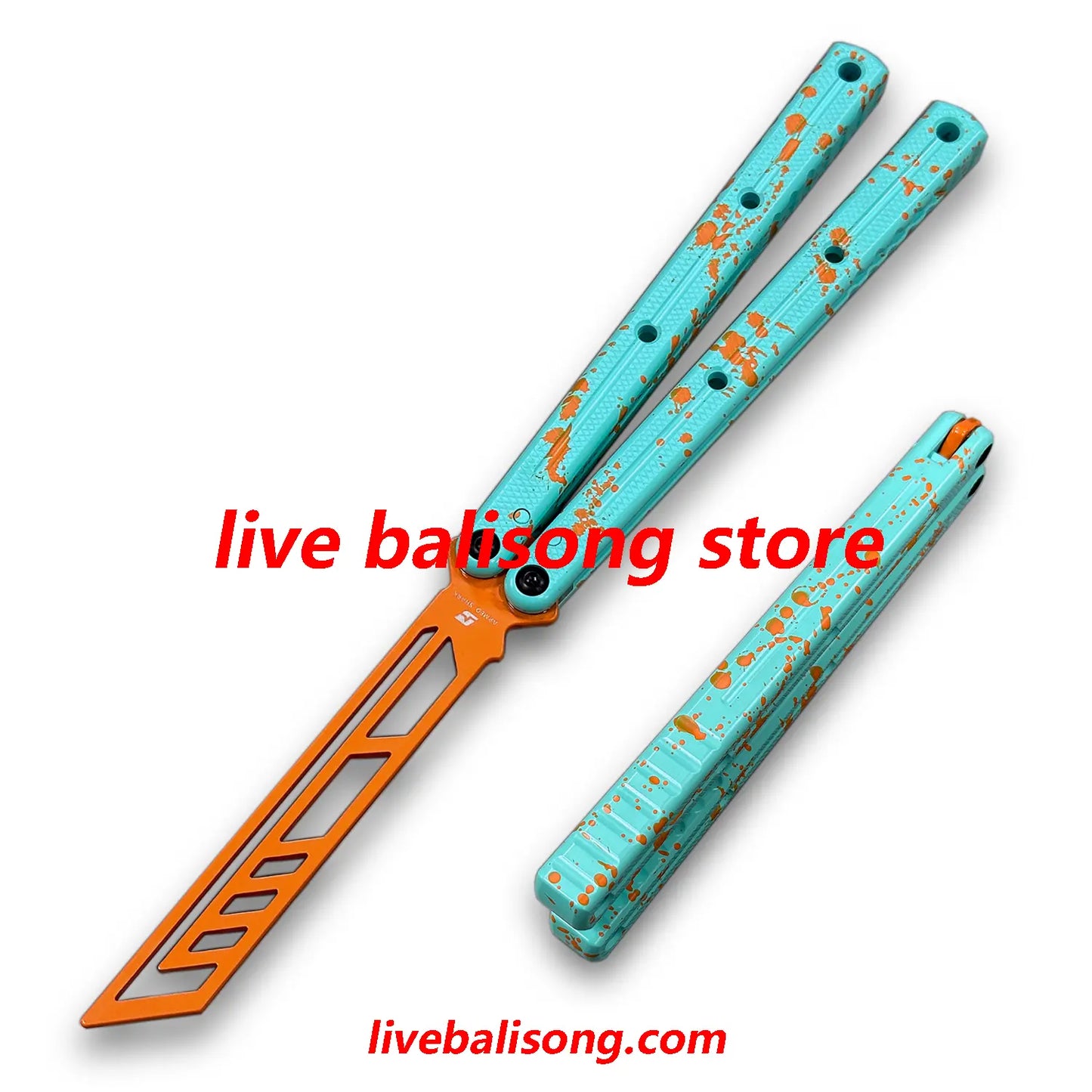 ARMED SHARK Kraken V3 (Krake Raken) Balisong Trainer Clone livebalisong