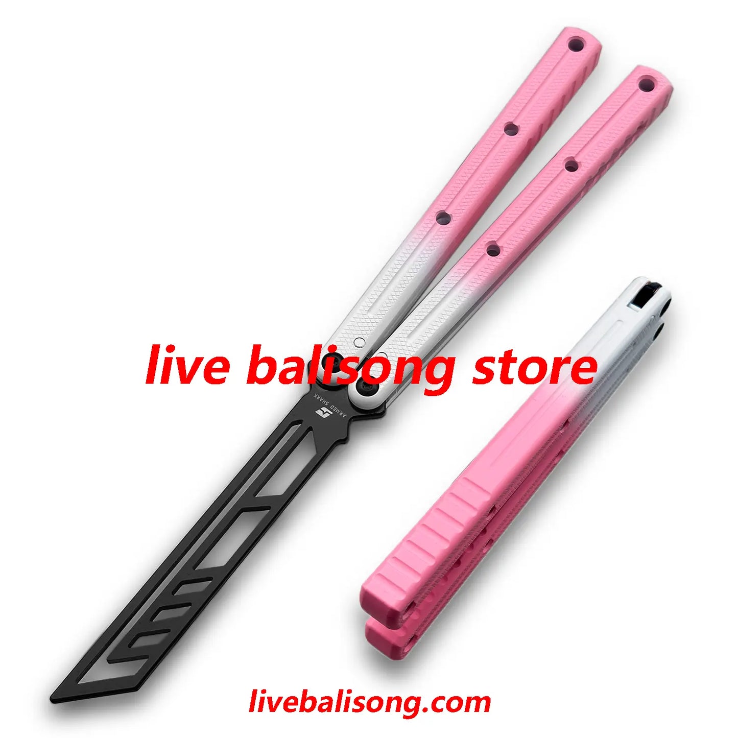 ARMED SHARK Kraken V3 (Krake Raken) Balisong Trainer Clone livebalisong