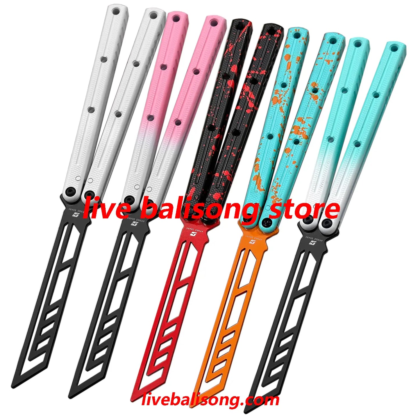 ARMED SHARK Kraken(Krake Raken) V3 Balisong Trainer Clone livebalisong