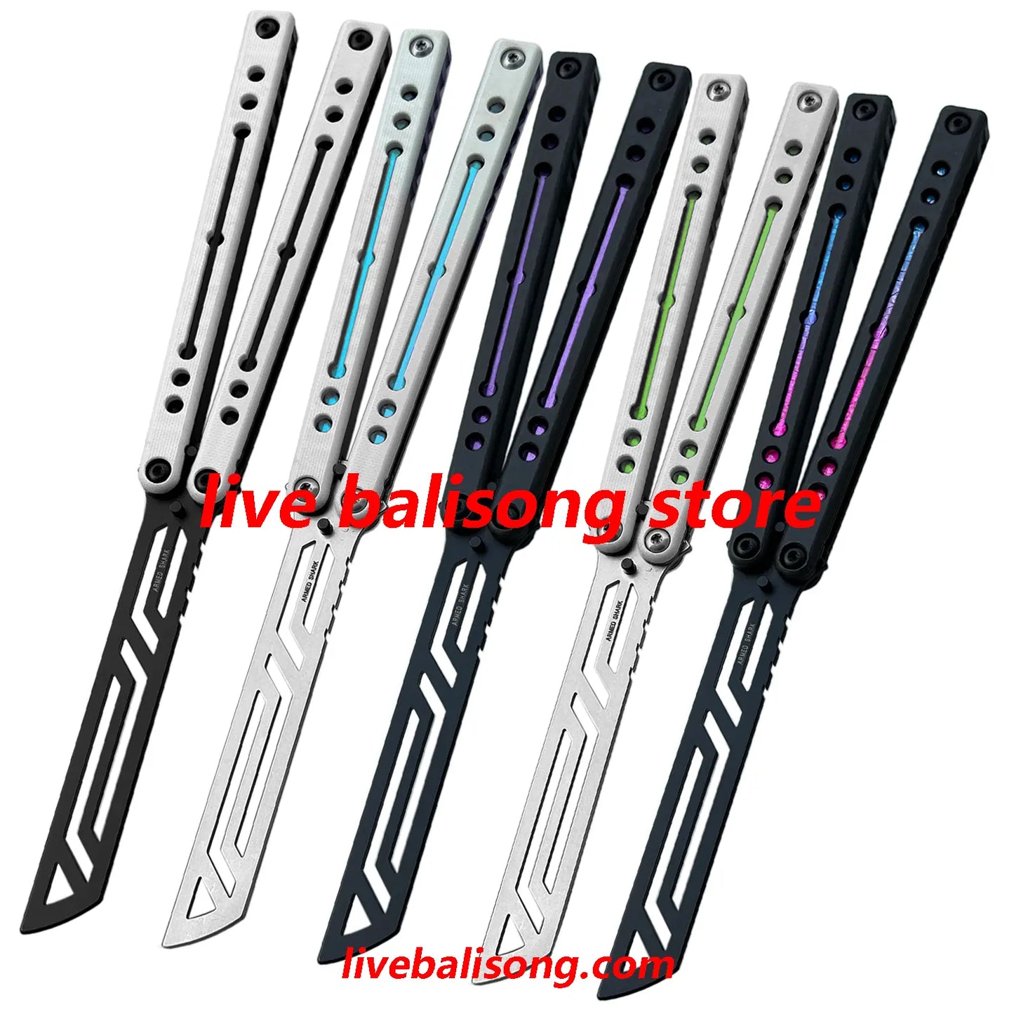 ARMED SHARK Nautilus V2 Balisong Clone livebalisong