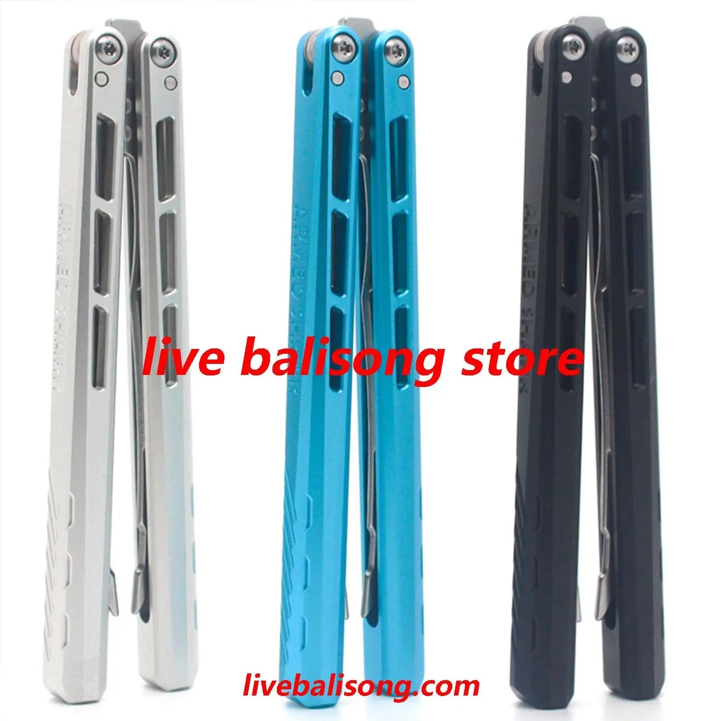 ARMED SHARK Shining Original Balisong 7075 Aluminum livebalisong