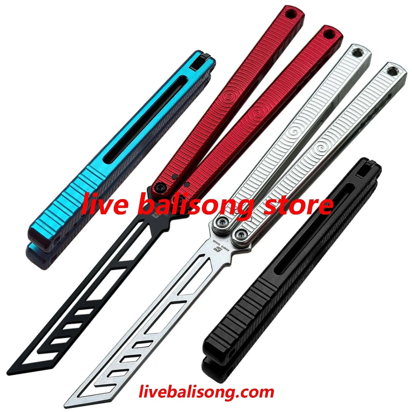 ARMED SHARK Spiral Kraken V3(Krake Raken) Balisong Clone livebalisong