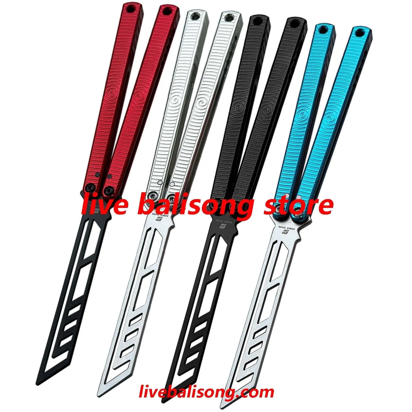ARMED SHARK Spiral Kraken V3(Krake Raken) Balisong Clone livebalisong