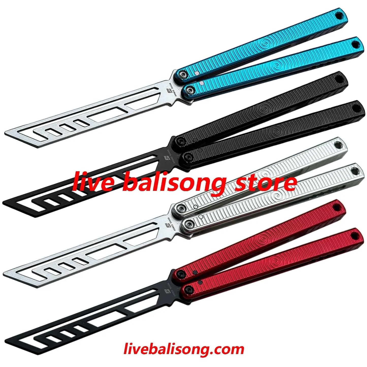 ARMED SHARK Spiral Kraken V3(Krake Raken) Balisong Clone livebalisong