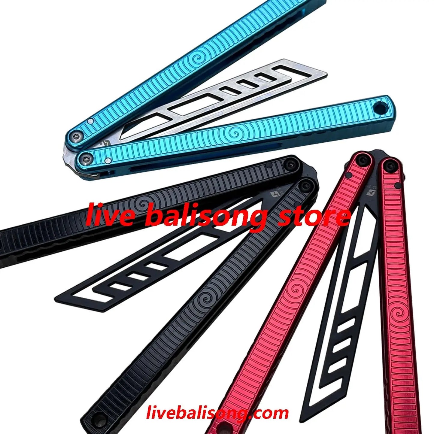 ARMED SHARK Spiral Kraken V3(Krake Raken) Balisong Clone livebalisong