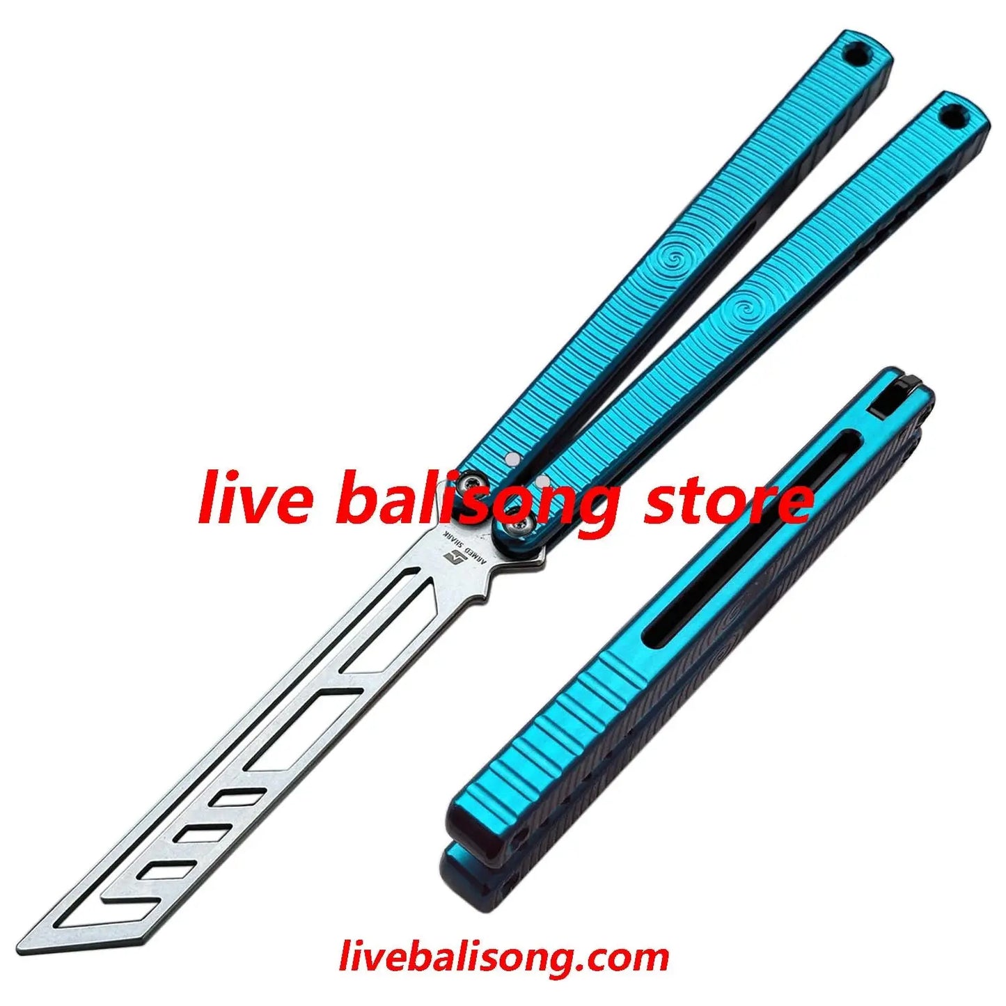 ARMED SHARK Spiral Kraken V3(Krake Raken) Balisong Clone livebalisong