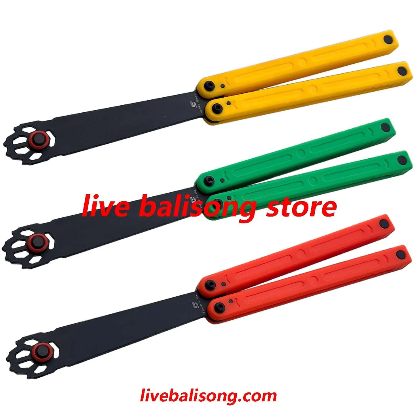 ARMED SHARK Squiddy-WH Balisong Trainer Clone livebalisong