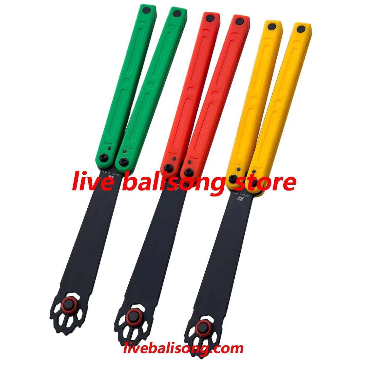 ARMED SHARK Squiddy-WH Balisong Trainer Clone livebalisong