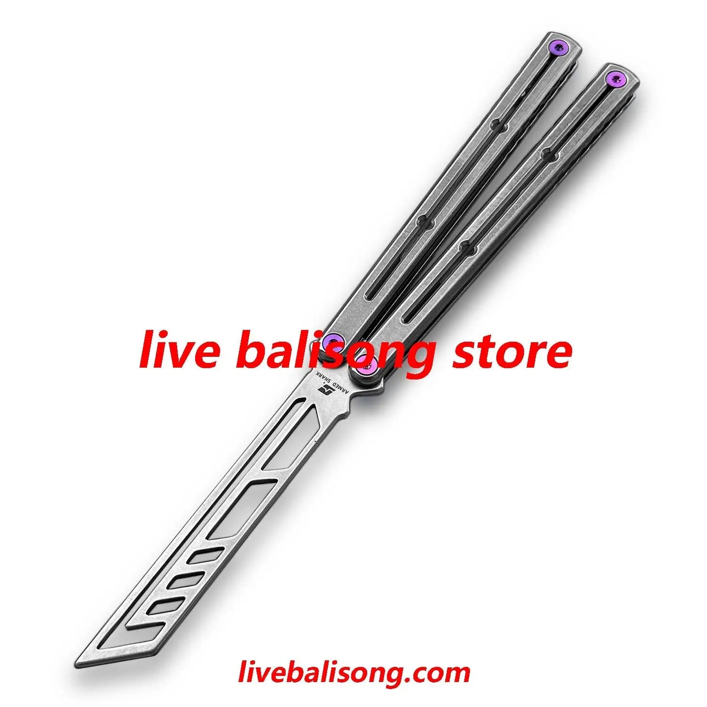 ARMED SHARK Titanium Kraken V3 Balisong Trainer Clone livebalisong
