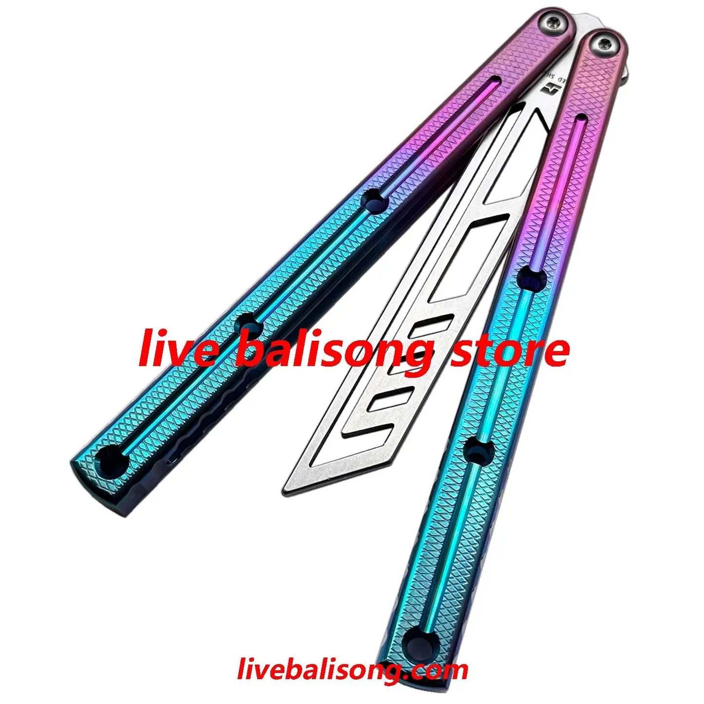 ARMED SHARK Titanium Kraken V3(Krake Raken)Balisong Clone livebalisong