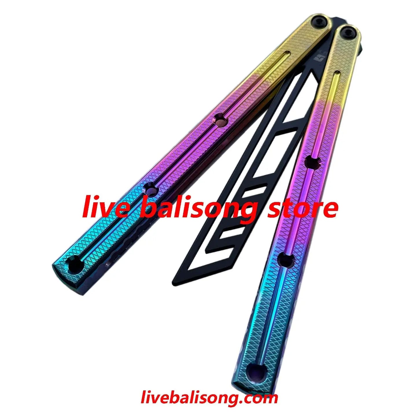 ARMED SHARK Titanium Kraken V3(Krake Raken)Balisong Clone livebalisong