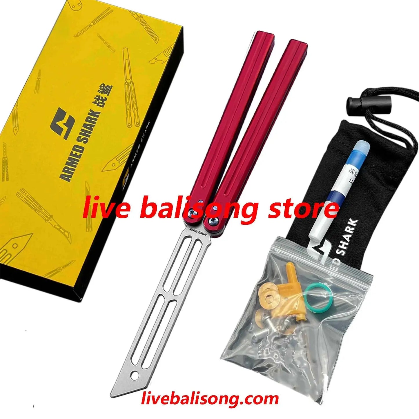 ARMED SHARK Triton V2 Balisong Trainer Clone livebalisong