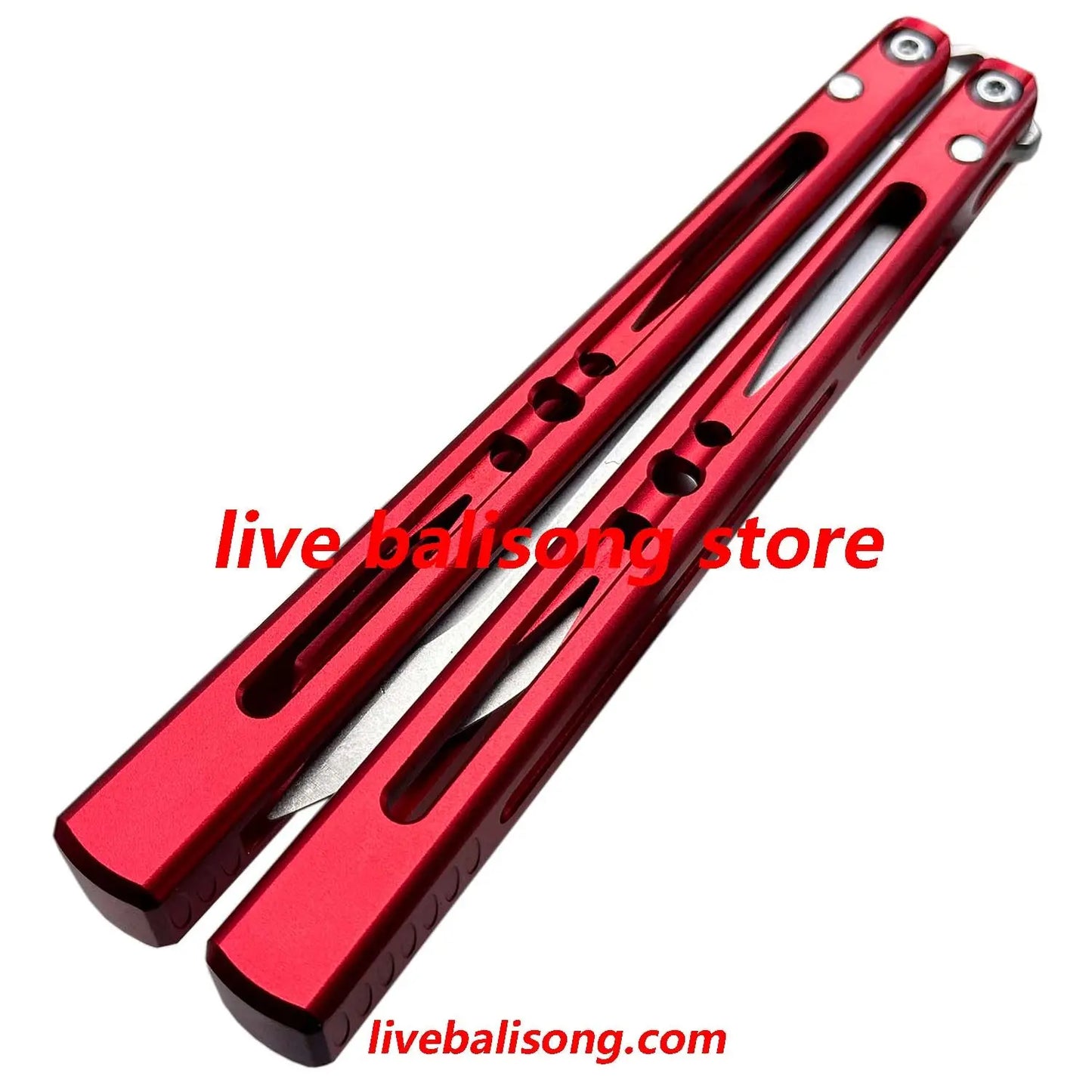 Apocalypse Vixen Balisong Clone 7075 Aluminum Handle False Edge livebalisong