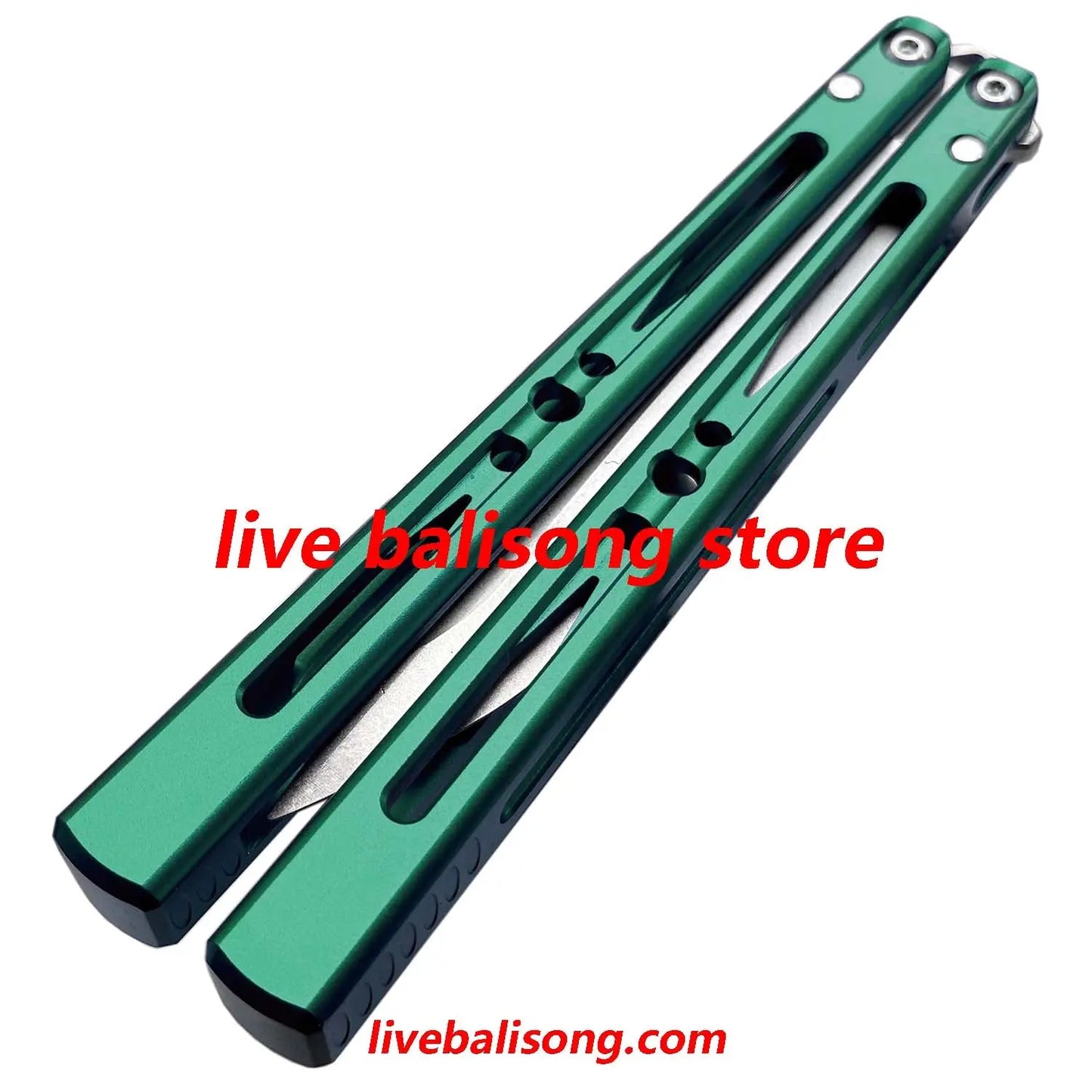 Apocalypse Vixen Balisong Clone 7075 Aluminum Handle False Edge livebalisong