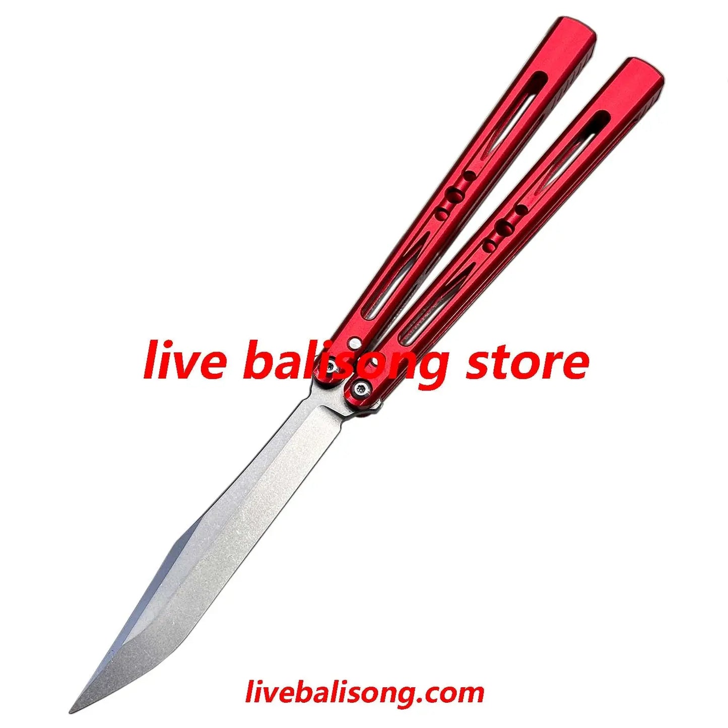 Apocalypse Vixen Balisong Clone 7075 Aluminum Handle False Edge livebalisong