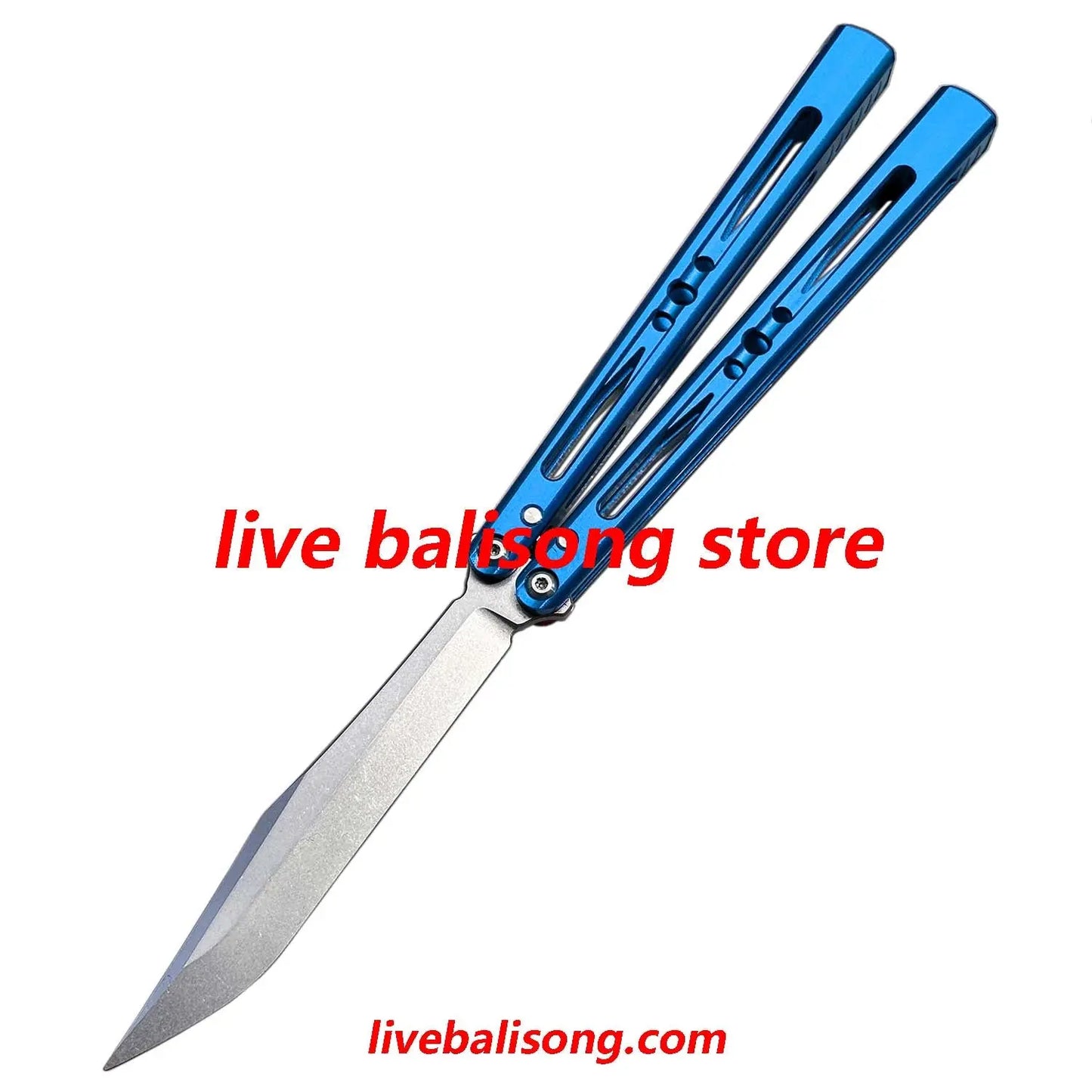 Apocalypse Vixen Balisong Clone 7075 Aluminum Handle False Edge livebalisong