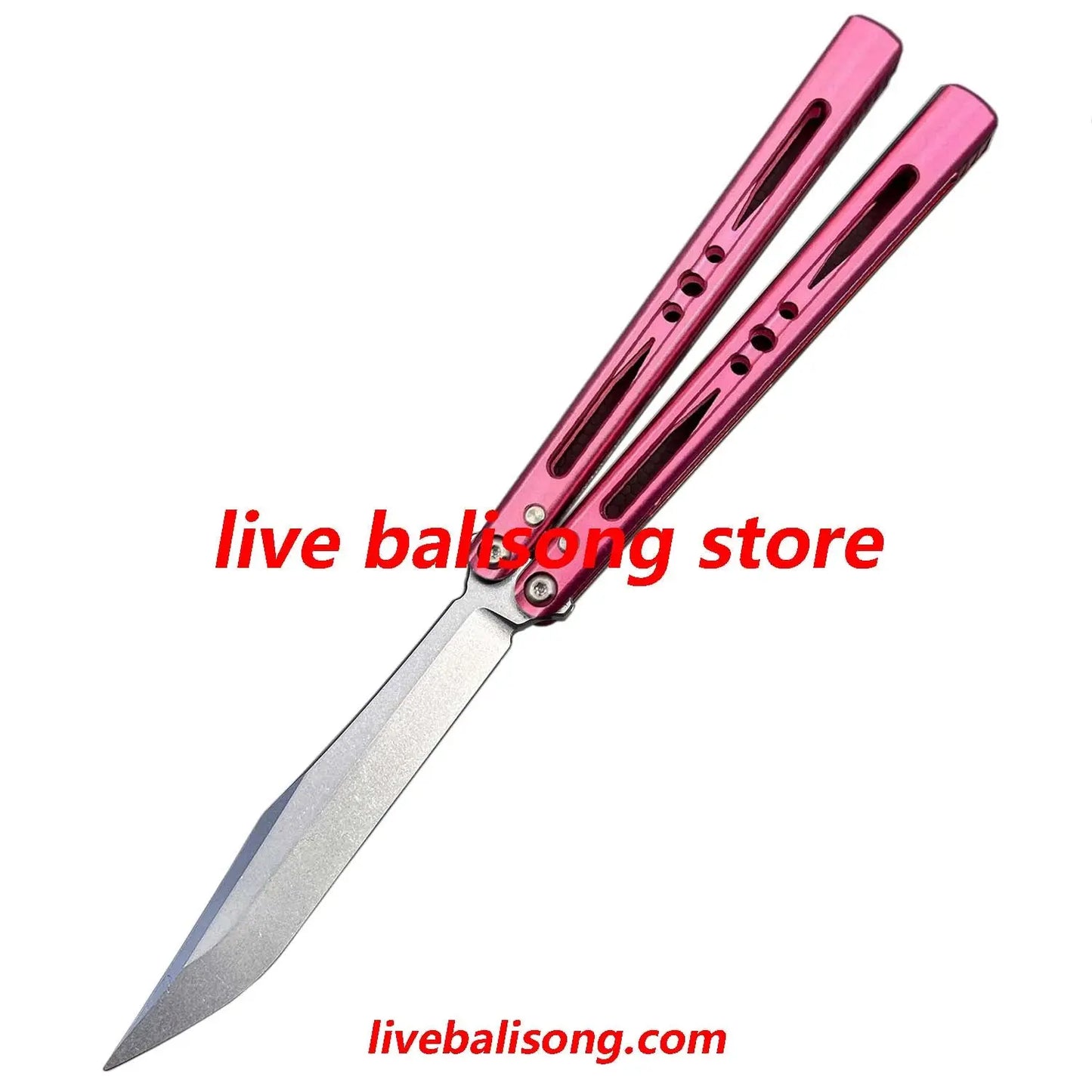 Apocalypse Vixen Balisong Clone 7075 Aluminum Handle False Edge livebalisong