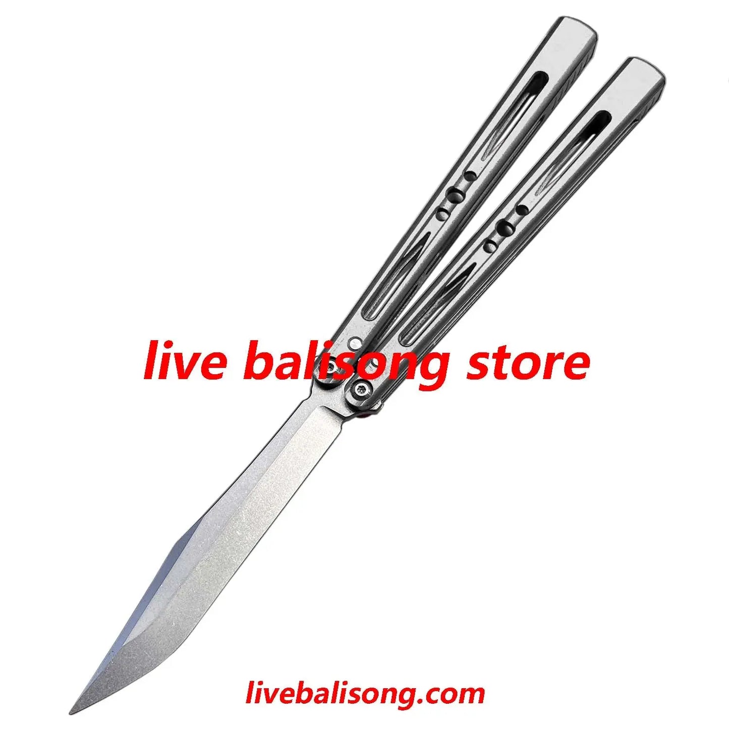 Apocalypse Vixen Balisong Clone 7075 Aluminum Handle False Edge livebalisong