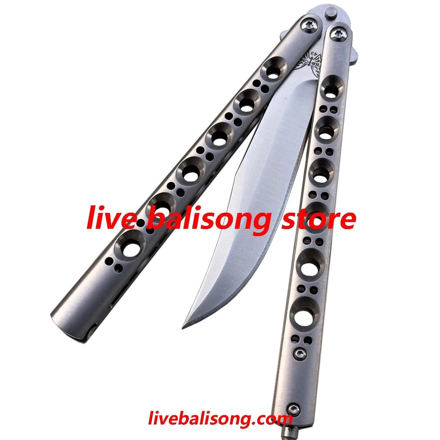 Theone Benchmade BM42/BM43/BM46/BM47 Balisong Clone Titanium Handle livebalisong