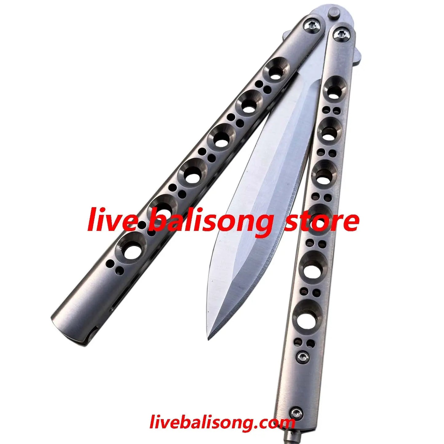 Theone Benchmade BM42/BM43/BM46/BM47 Balisong Clone Titanium Handle livebalisong