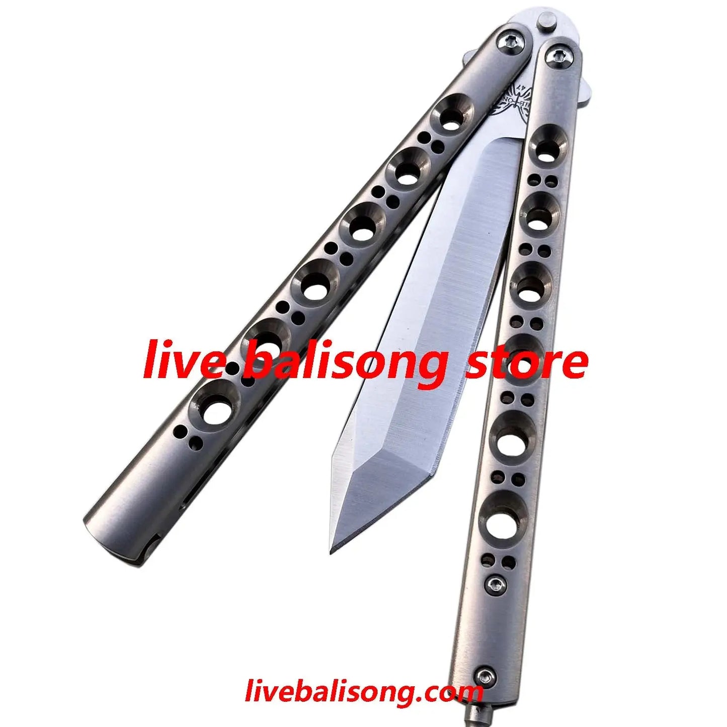 Theone Benchmade BM42/BM43/BM46/BM47 Balisong Clone Titanium Handle livebalisong