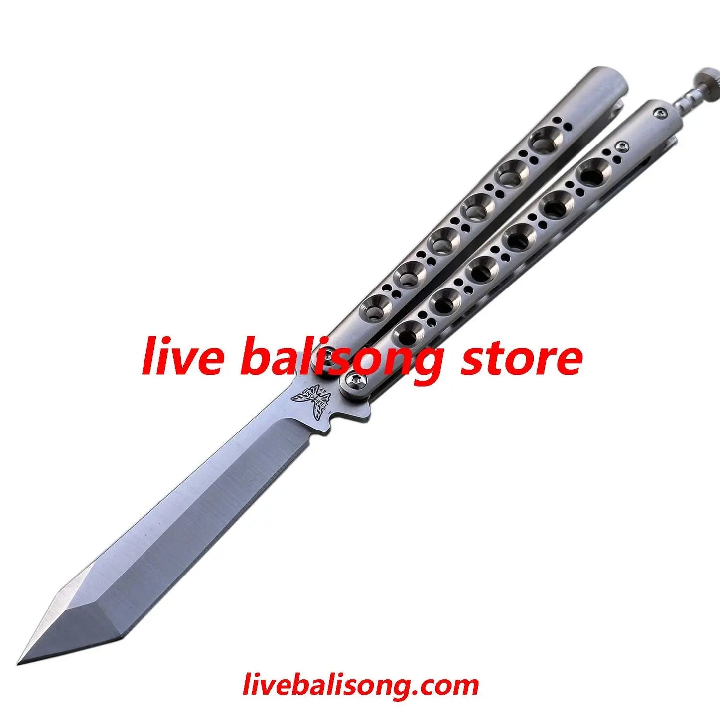 Theone Benchmade BM42/BM43/BM46/BM47 Balisong Clone Titanium Handle livebalisong