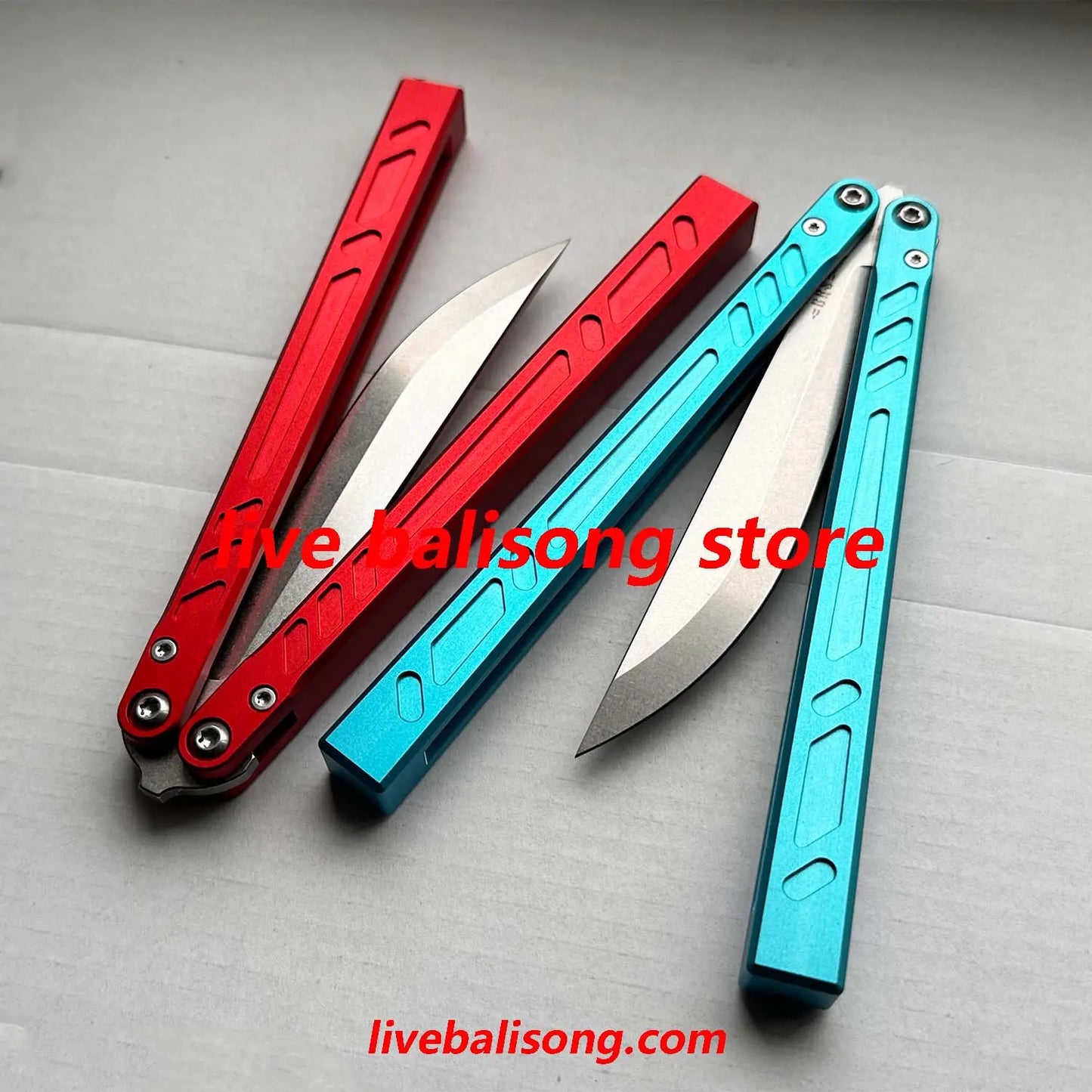 Baliplus Barebones Balisong Live Clone 7075 Aluminum Channel Handle livebalisong