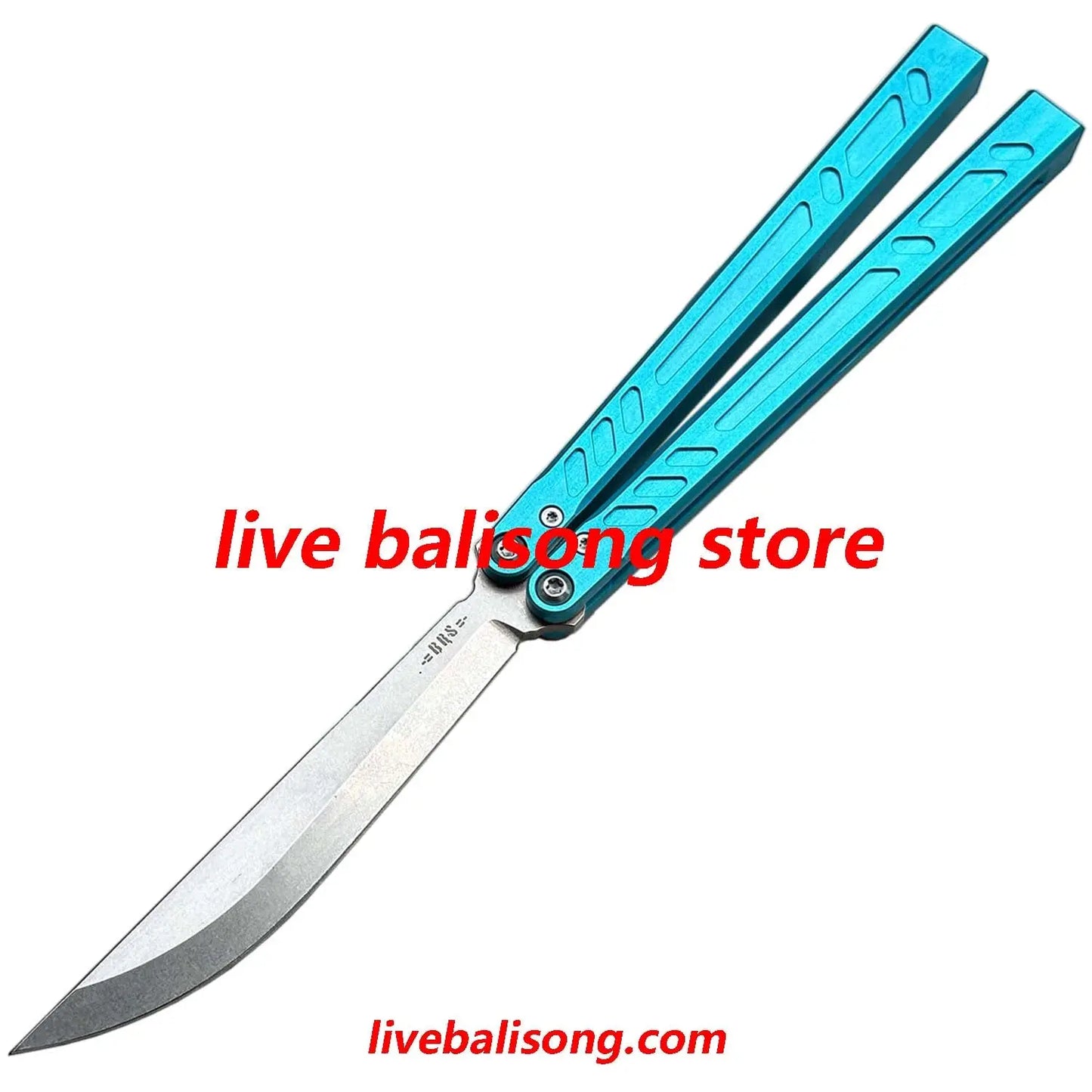 Baliplus Barebones Balisong Live Clone 7075 Aluminum Channel Handle livebalisong