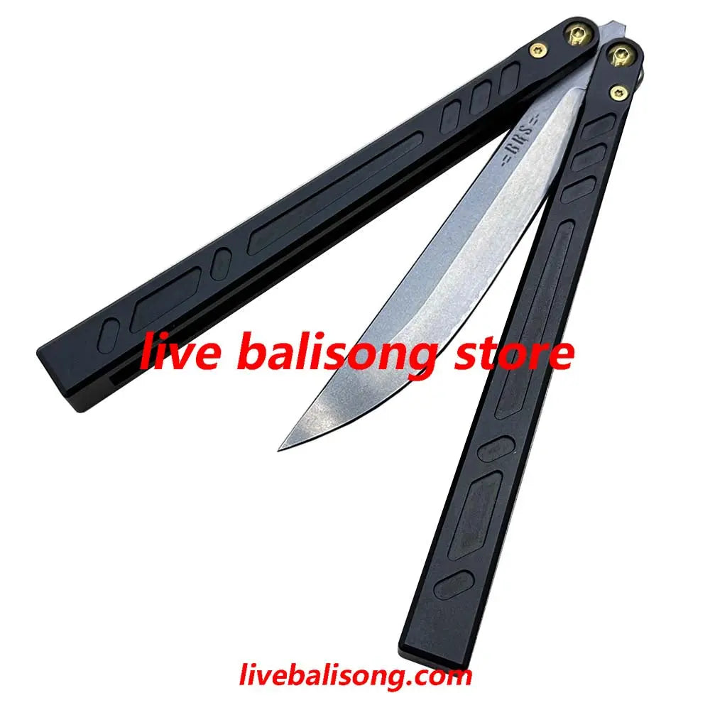 Baliplus Barebones Balisong Live Clone 7075 Aluminum Channel Handle livebalisong