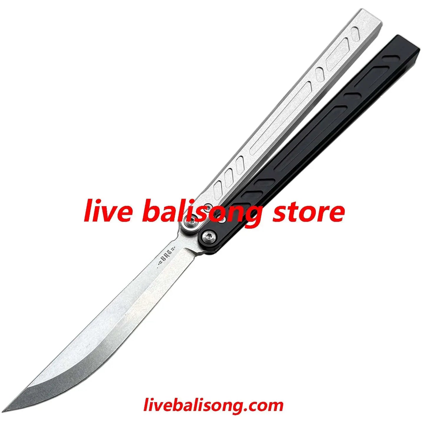 Baliplus Barebones Balisong Live Clone 7075 Aluminum Channel Handle livebalisong
