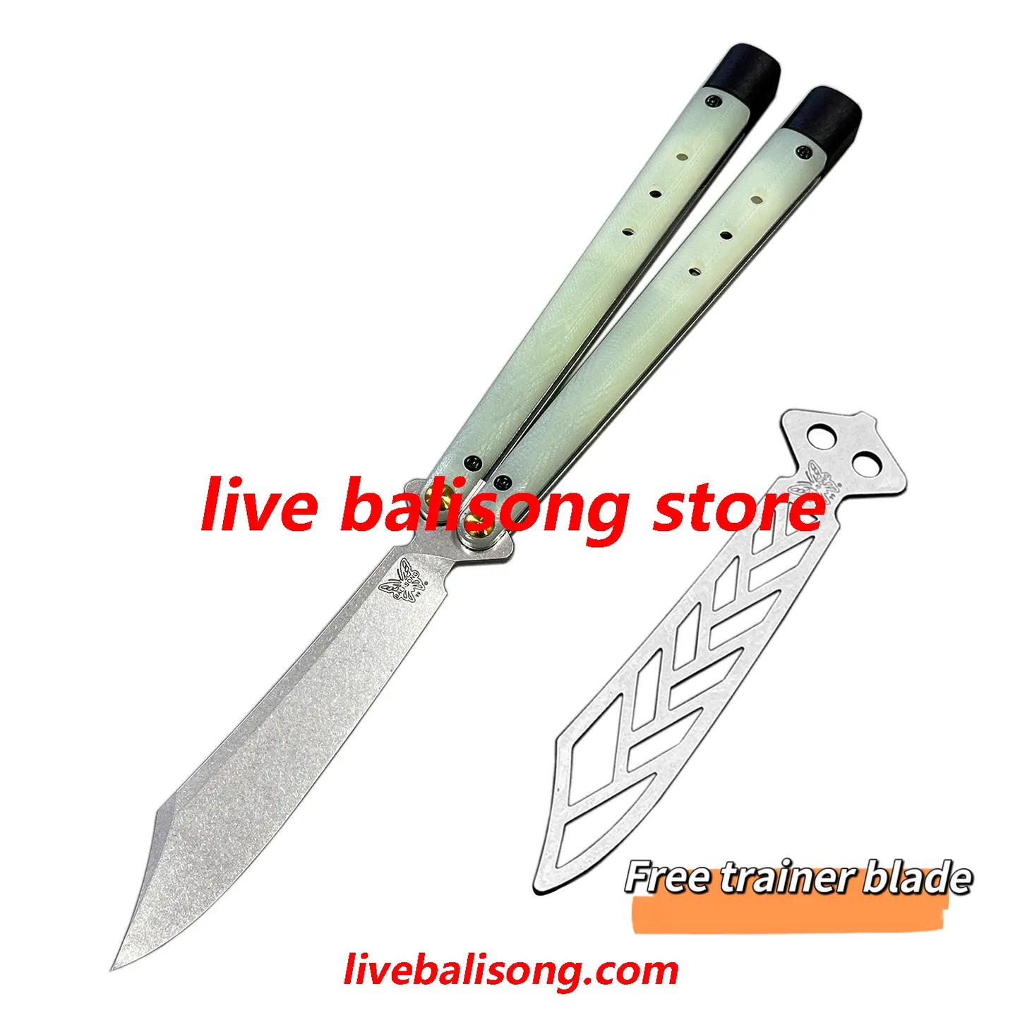 Baliplus Benchmade 99 (BM99) Necron Balisong Clone livebalisong