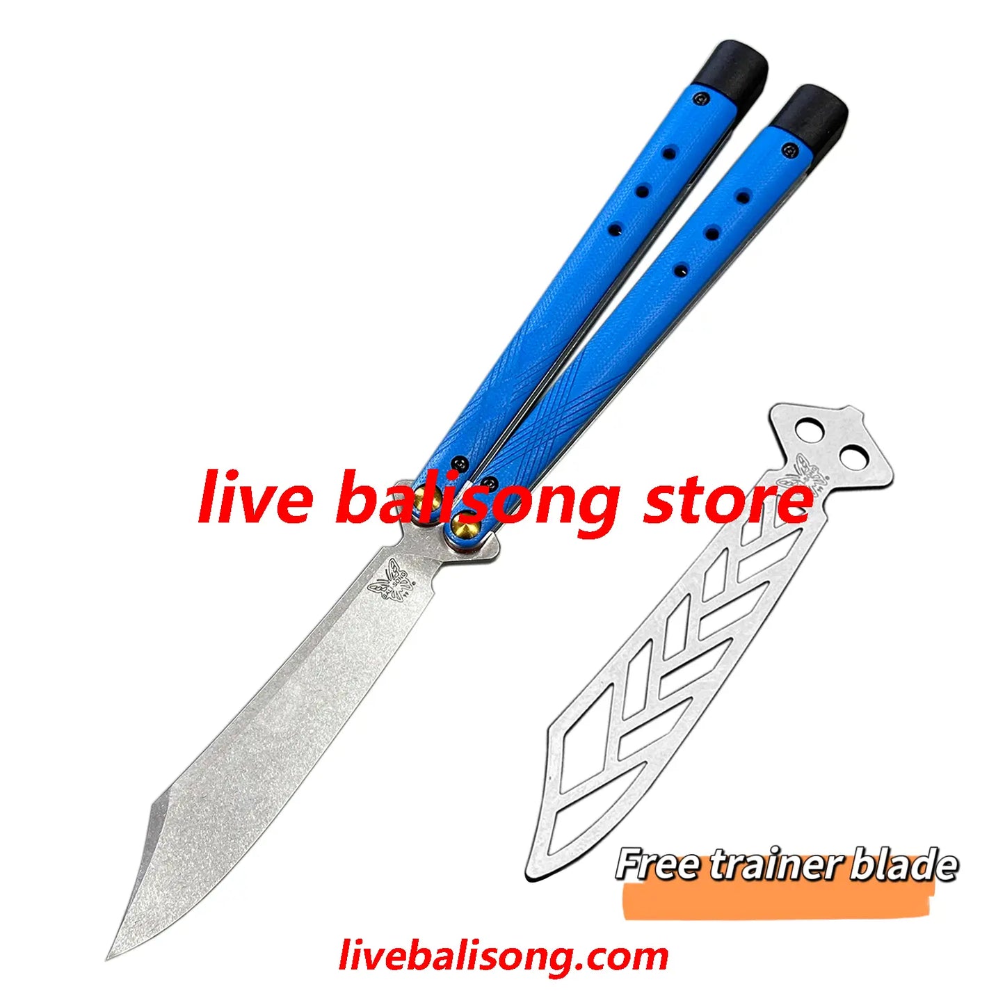 Baliplus Benchmade 99 (BM99) Necron Balisong Clone livebalisong