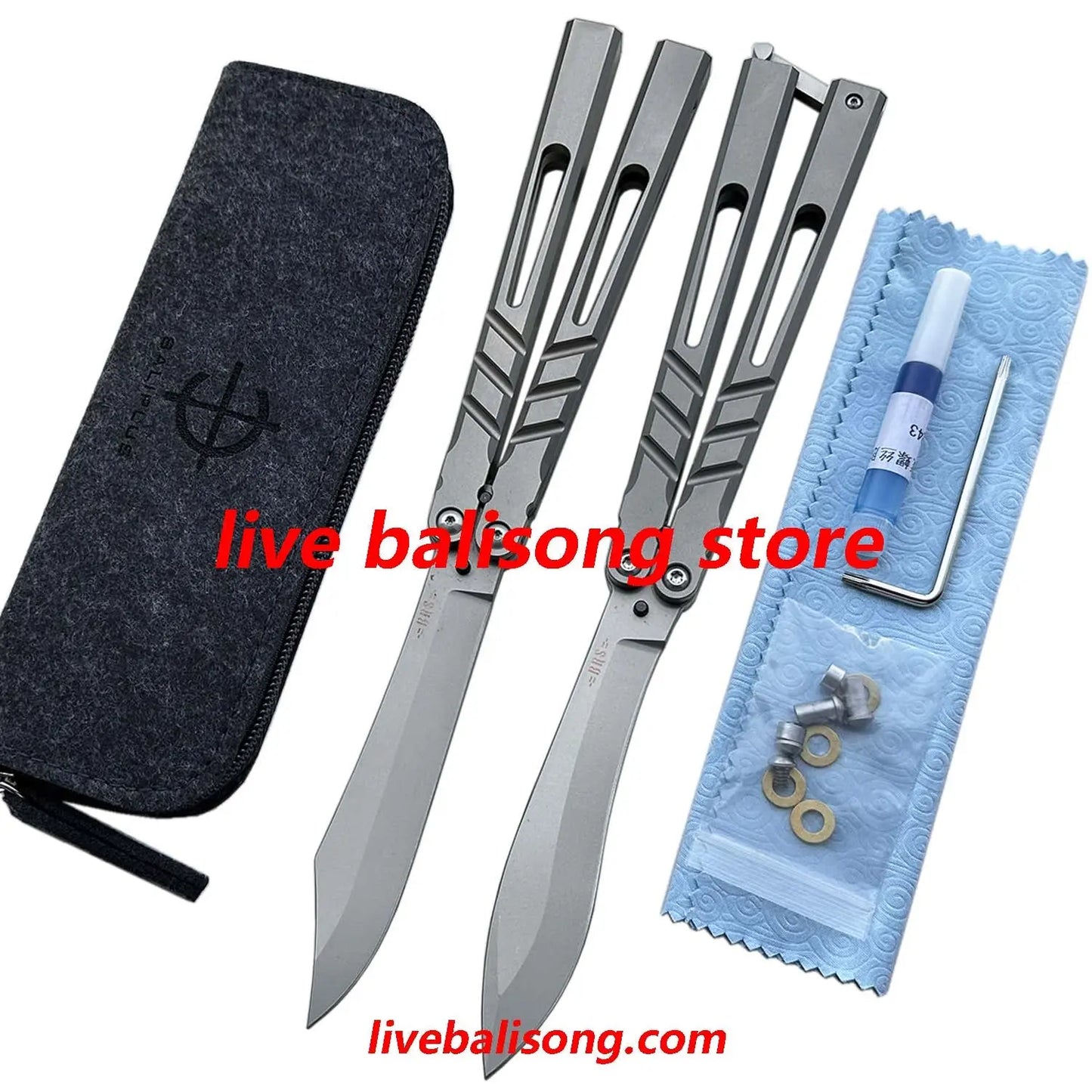 Baliplus CHAB Channel Alpha Beast Balisong Clone Live Blade livebalisong