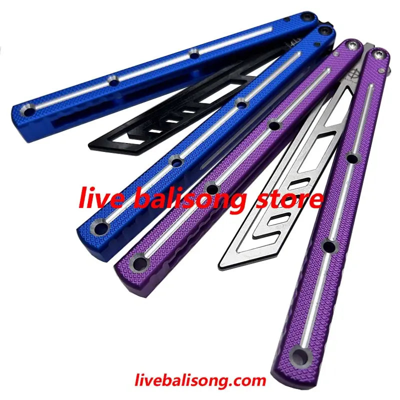 Baliplus Krake Raken (Kraken) V3 Balisong Trainer Clone 6061 Aluminum livebalisong