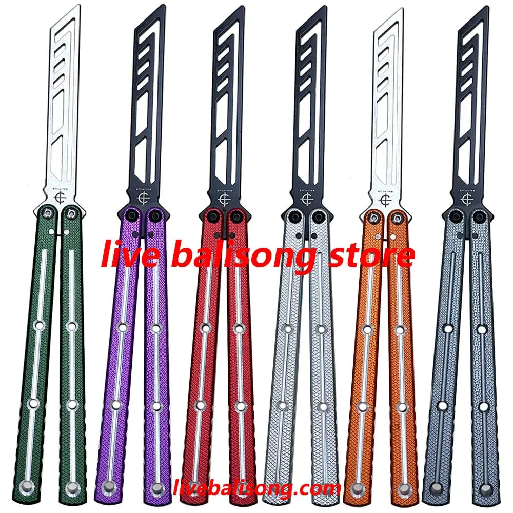 Baliplus Krake Raken (Kraken) V3 Balisong Trainer Clone 6061 Aluminum livebalisong