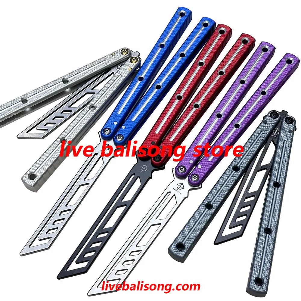 Baliplus Krake Raken (Kraken) V3 Balisong Trainer Clone 6061 Aluminum livebalisong