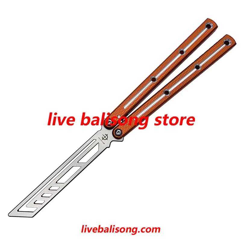 Baliplus Krake Raken (Kraken) V3 Balisong Trainer Clone 6061 Aluminum livebalisong