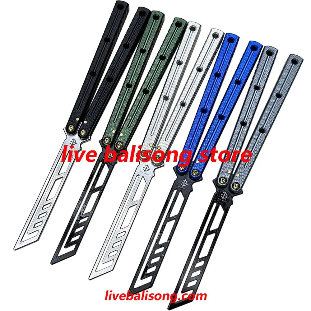 Baliplus Krake Raken (kraken) V3 Balisong Trainer Clone 7075 Aluminum livebalisong