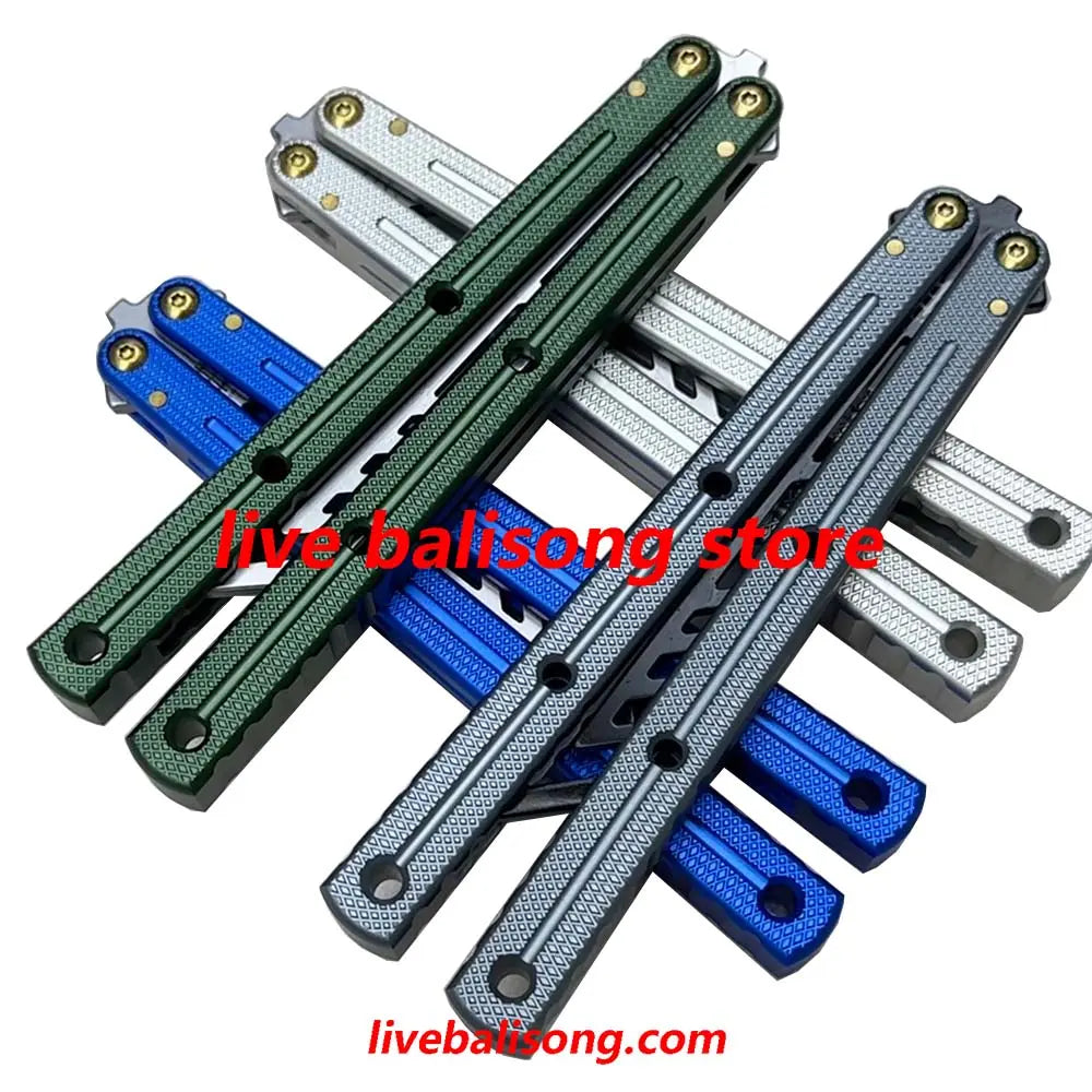 Baliplus Krake Raken (kraken) V3 Balisong Trainer Clone 7075 Aluminum livebalisong