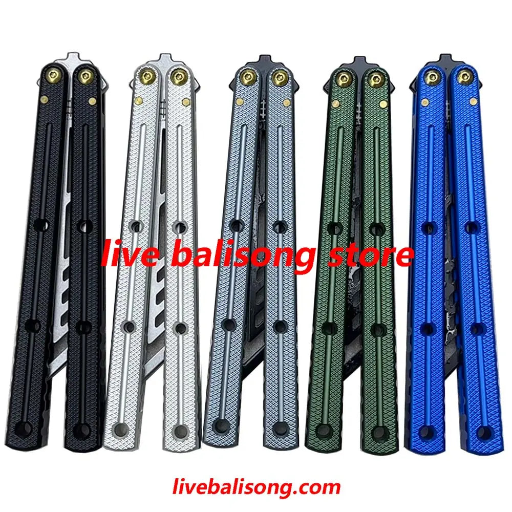 Baliplus Krake Raken (kraken) V3 Balisong Trainer Clone 7075 Aluminum livebalisong