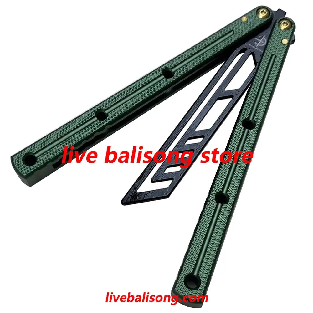 Baliplus Krake Raken (kraken) V3 Balisong Trainer Clone 7075 Aluminum livebalisong