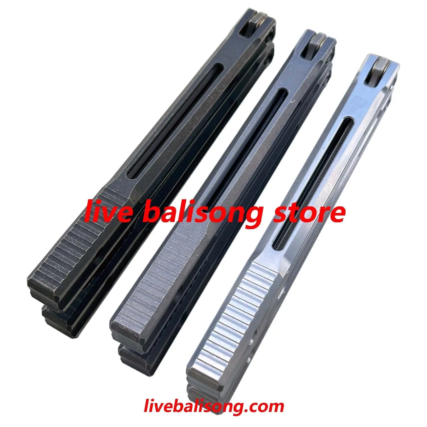 Baliplus Orca V2 Balisong Clone Titanium Handle Bushings System livebalisong