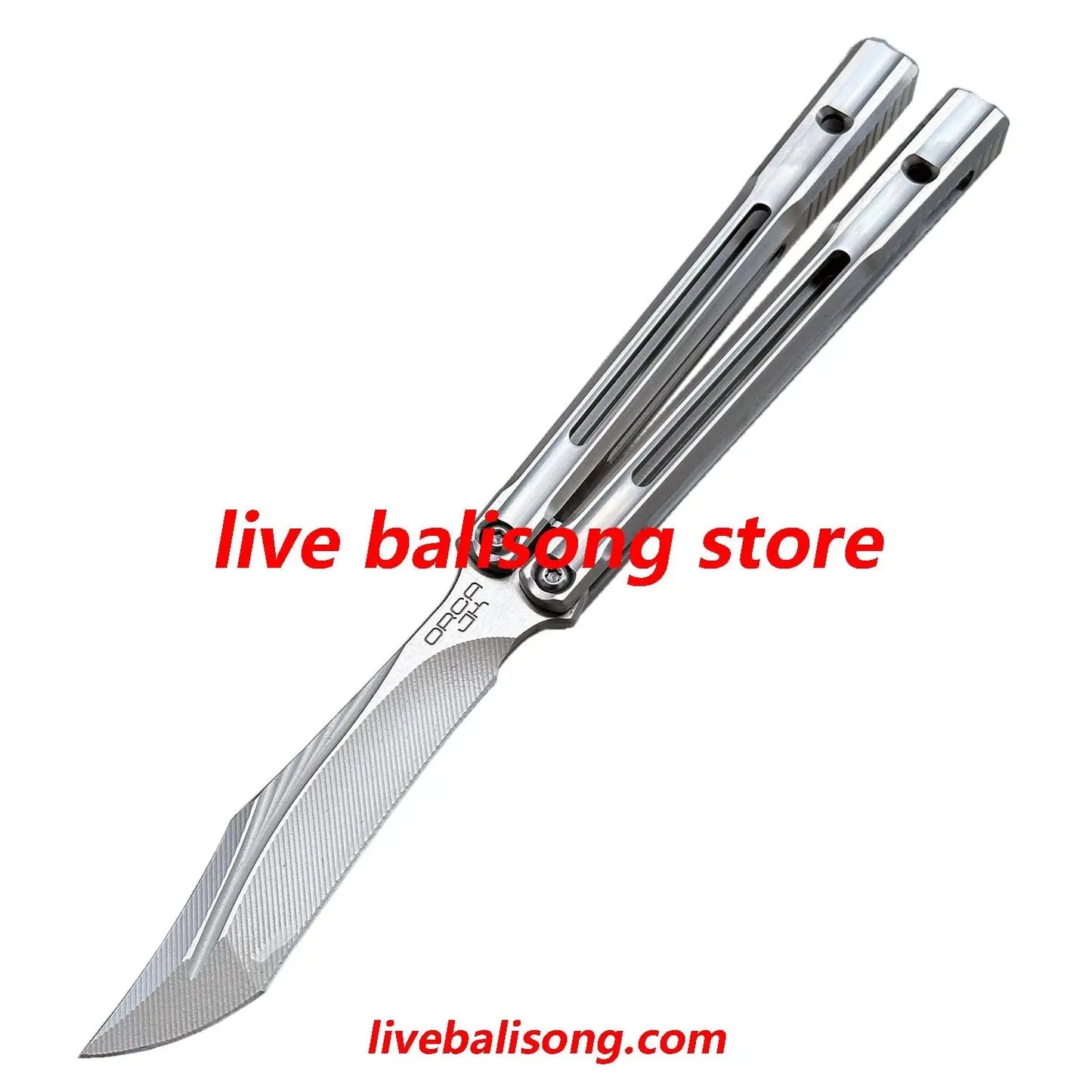 Baliplus Orca V2 Balisong Clone Titanium Handle Bushings System livebalisong