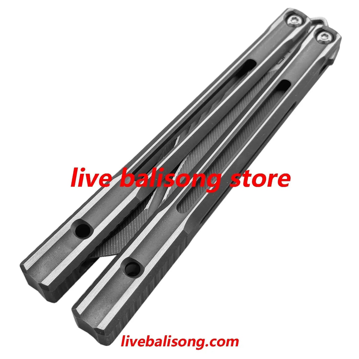 Baliplus Orca V2 Balisong Clone Titanium Handle Bushings System livebalisong