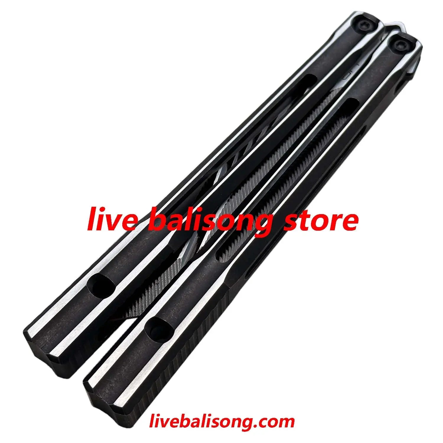 Baliplus Orca V2 Balisong Clone Titanium Handle Bushings System livebalisong