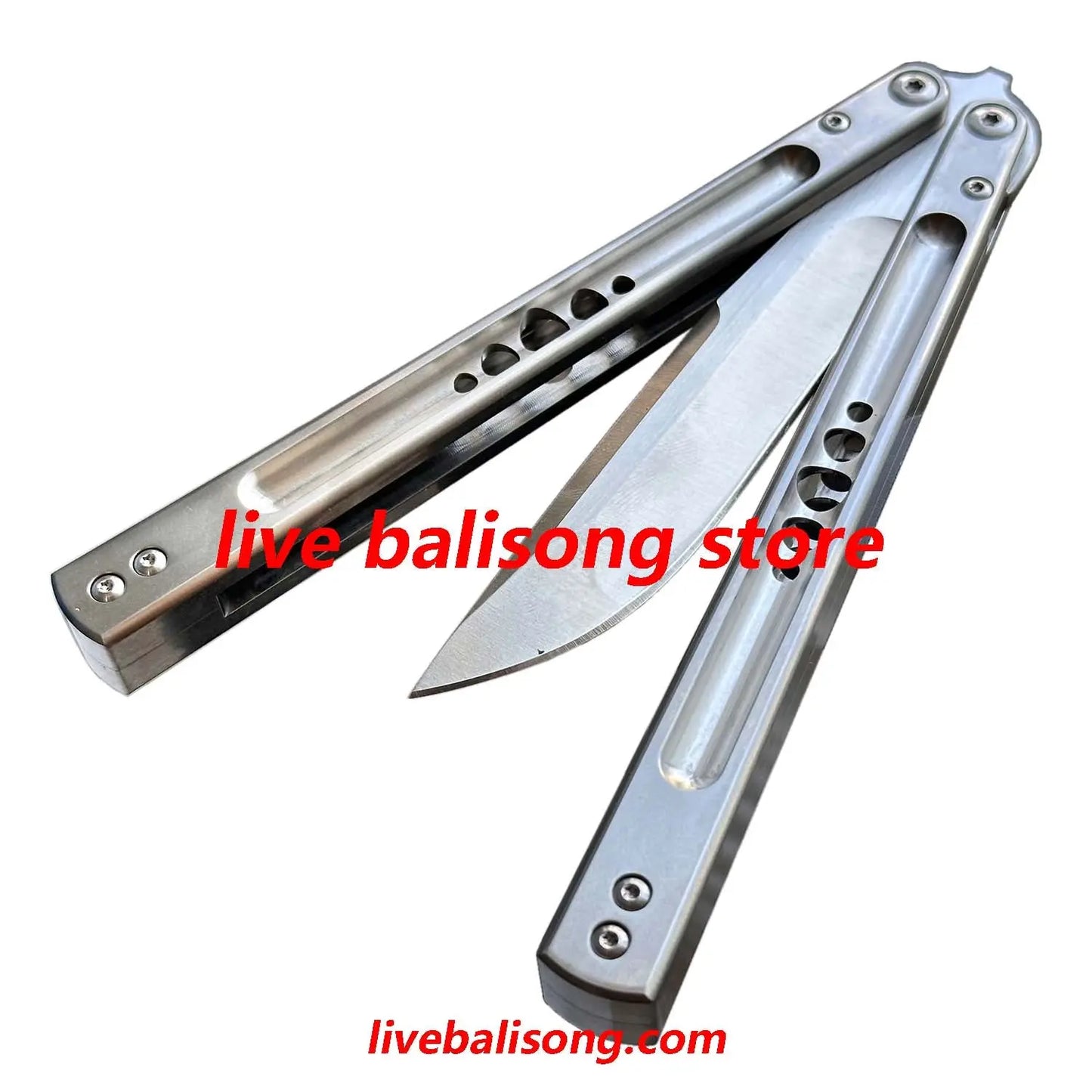 Baliplus Revolution (REVO) Balisong Clone Titanium Hnadle livebalisong