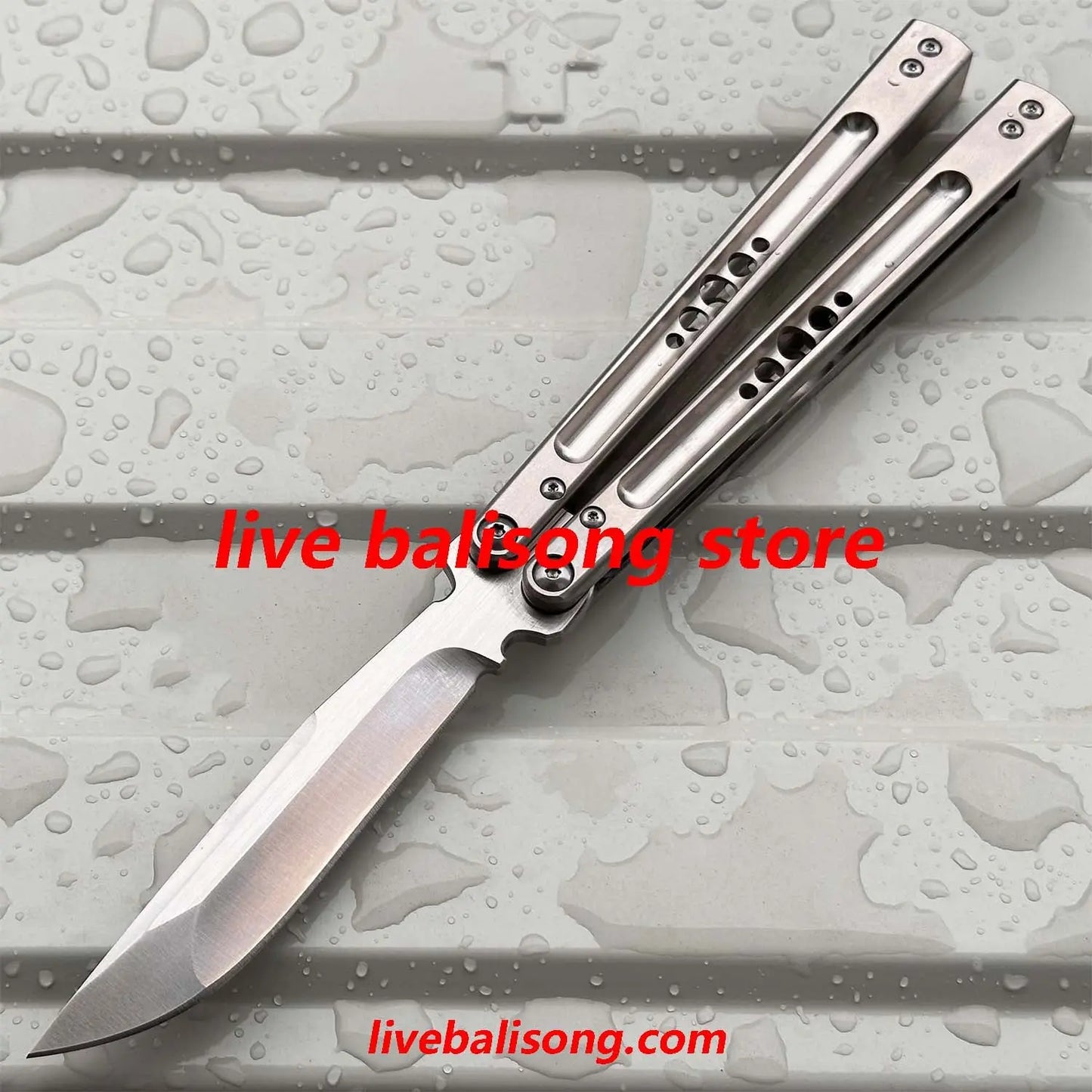 Baliplus Revolution (REVO) Balisong Clone Titanium Hnadle livebalisong